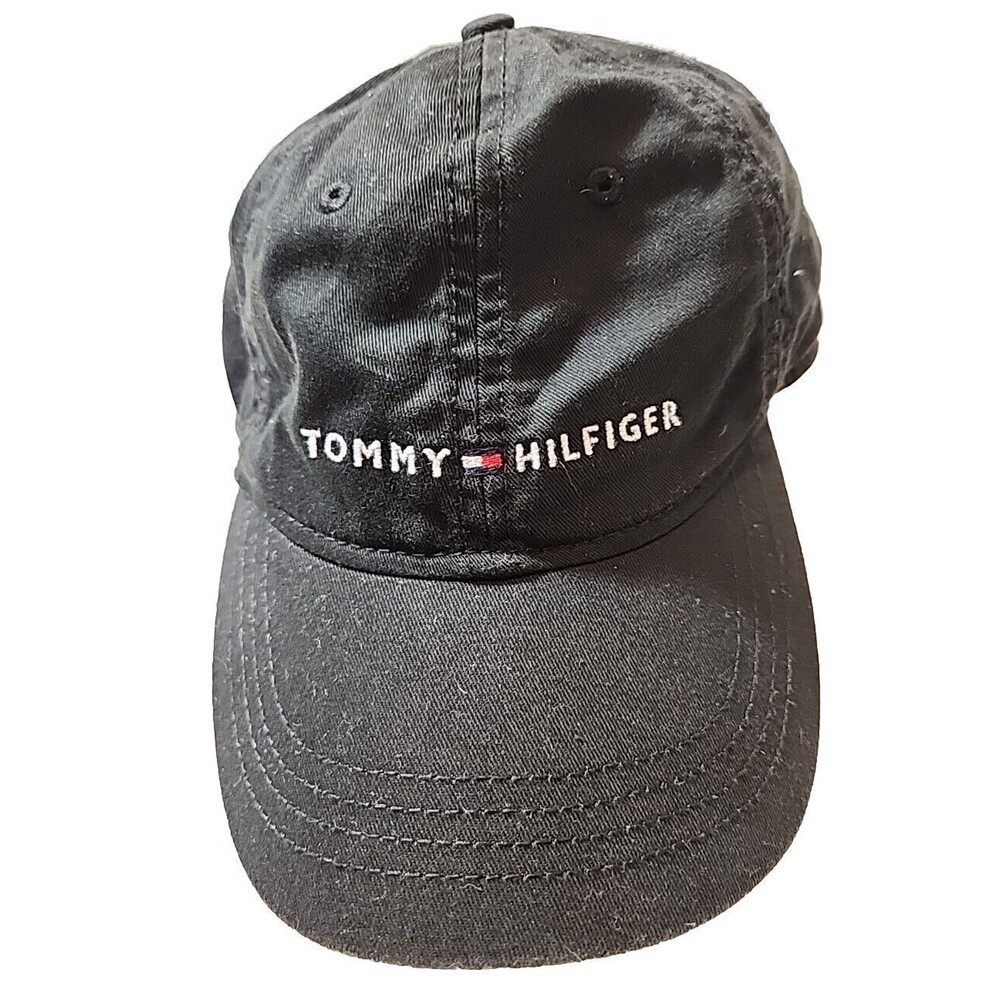 Tommy Hilfiger Baseball Hat Cap Embroidered Logo Strapback Nameplate Designer